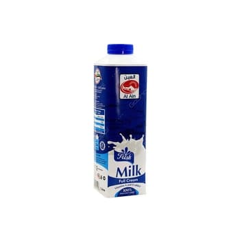 أل عين فريش ميلك فول كريم 1 ltr