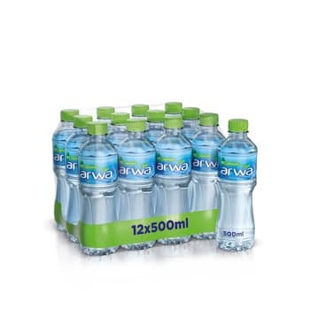 ARWA Still Water Bottled Drinking Water PET 500ml pack of 12