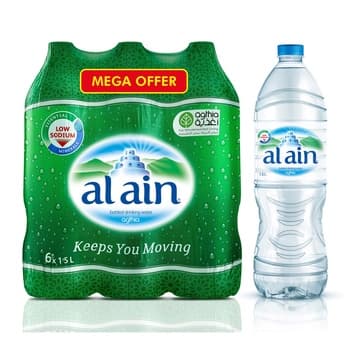 Al Ain Mineral Water 1.5 ltr Pack of 6