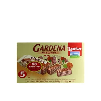Loacker Gardena Hazelnut Cream Wafer 190g
