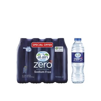 Al Ain Zero Water 12 X 500ml