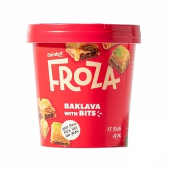 Barakat Froza Baklava with Bits Ice Cream
