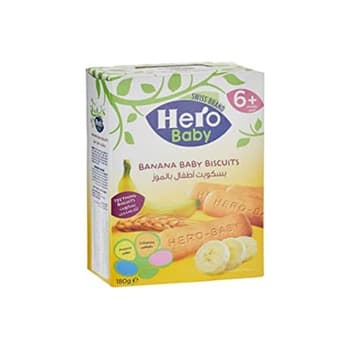 Hero Baby Banana Biscuits 180g
