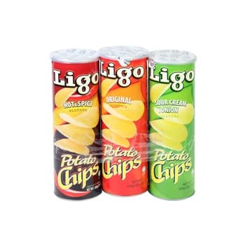 Ligo Potato Chips Assorted 160g 2+1Free