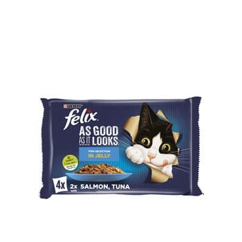 Purina Felix Agnail Salmon 4X85g