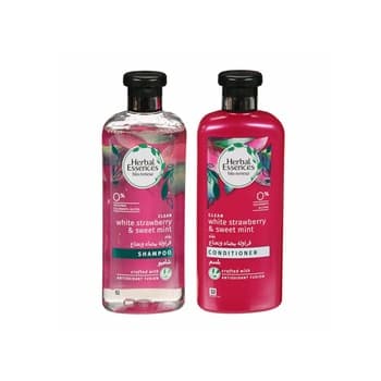Herbal Essences Bio Renew White Strawberry & Mint Shampoo 400ml + Conditioner 400ml