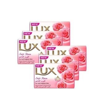 Lux Bar Soap Soft Rose 6X170g