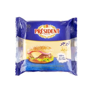 President Cheese 10 Slices Burger 200g