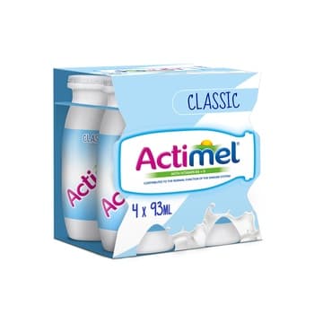 Actimel Classic Dairy Drink Multi Pack 4 X 93 ml