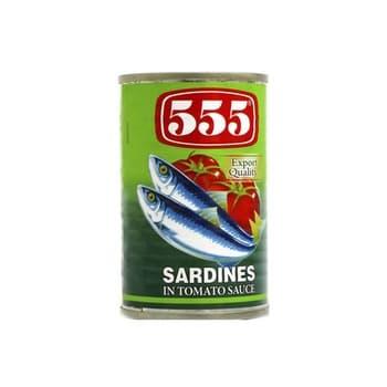 555 Sardines In Tomato Sauce 150g