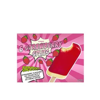 Iceland Strawberry Splits 6 pack