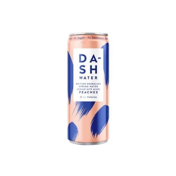Dash Water Sparkling Peach 330 ml Can