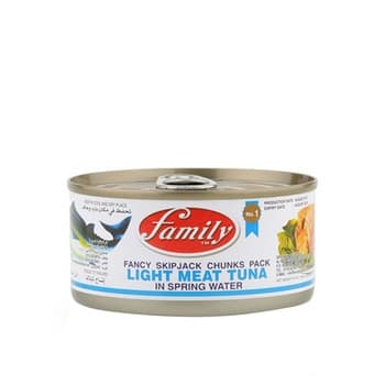 Family Light Meat Tuna Chunk In Spring Water 185g