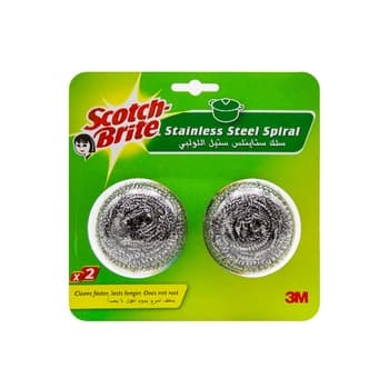 3M Scotch Brite Metalic Spiral Ball (Blister Pack)