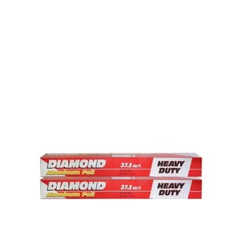 Diamond Heavy Duty Aluminium Foil 37.5 Sqft Pack Of 2