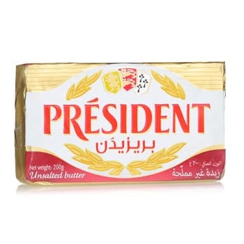President Butter Unsalted 200G