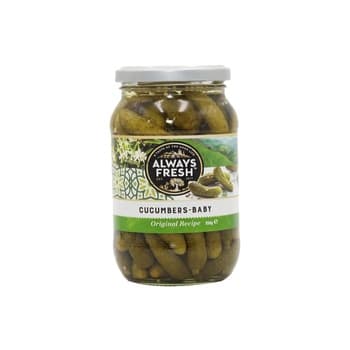 Always Fresh Pickled Baby Cucumbers 350g