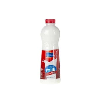 الروابي حليب طازج قليل الدسم 1ltr