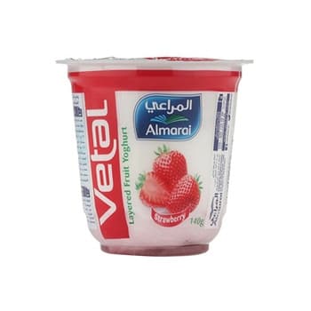 المراعي زبادي فيتال فراولة 140g