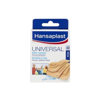 Hansaplast Plaster Universal Water Resistant Strip 1x40 pcs