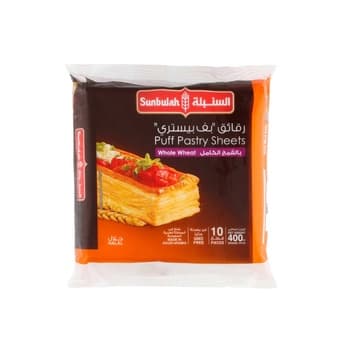 Sunbulah Puff Pastry Square - Whole Wheat 400g