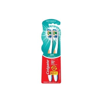 Colgate 360 Soft Multipack Toothbrush Pack of 2