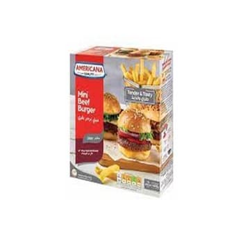 Americana Mini Beef Burger Slider 400g