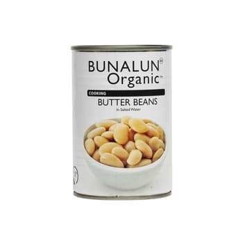 Bunalun Organic Butter Beans 400g