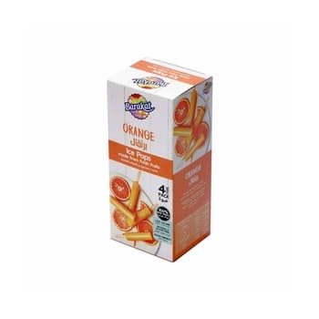 Barakat Orange Ice Pops 4X50ml