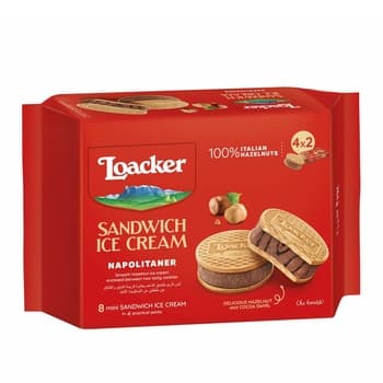 Loacker Sandwich Ice Cream Napolitaner 264g