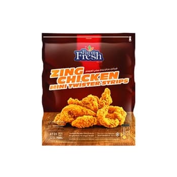 Farmfresh Zings Chkn Mni Twstr Strp 700g