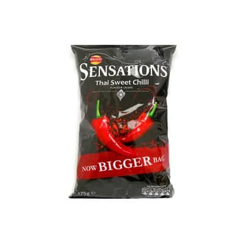 Walkers Potato Chips Sensation Thai Sweet Chili 175g