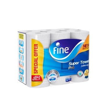 Fine Super Towel Pro 6 Roll 3Ply