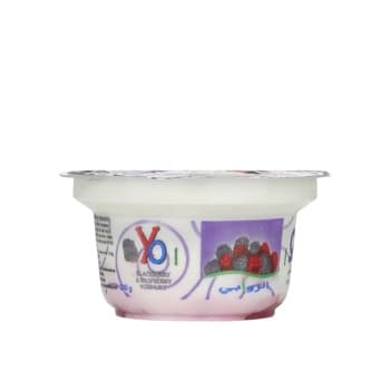 الروابي يو يوغورت - توت أسود ورازبري 130g
