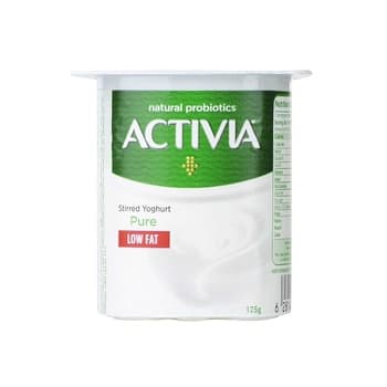 Activia Plain Yog Low Fat 125g