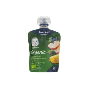 GERBER Organic Pears Apple Banana 90g