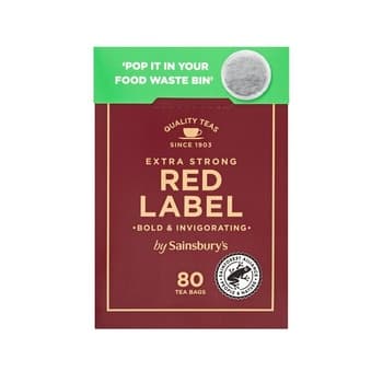 Sainsburys Extra Strong Tea Bags 80s 250g