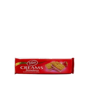 Tiffany Biscuits Strawberry Cream 80g