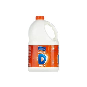 الروابي حليب فيتامين D قليل الدسم 2 Ltr