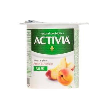 Activia Yoghurt Peach Apricot 120g