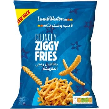 Lamb Weston Ziggy Fries 750g