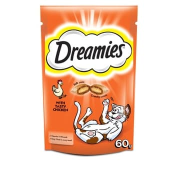 Dreamies Treat With Tasty Chicken 60g