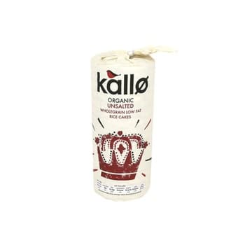 Kallo Organic Rice Cake No Salt 130g