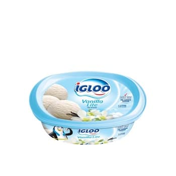 Igloo Ice Cream Vanilla No Sugar Low Fat