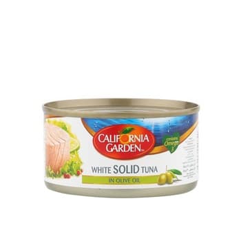 California Garden White Solid Tuna Solid Olive Oil 185g