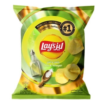 Lays Potato Chips Salt&Vinegar 45g
