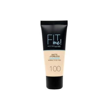 Maybelline Fit Me Foundation Matte 100 Warm