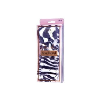 Cala Plush Wire Headband- Zebra