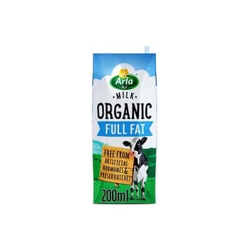 Arla Organic Full Fat Milk 200 ml