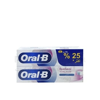 Oral B Toothpaste Sensitivity & Gum 75ml Pack of 2